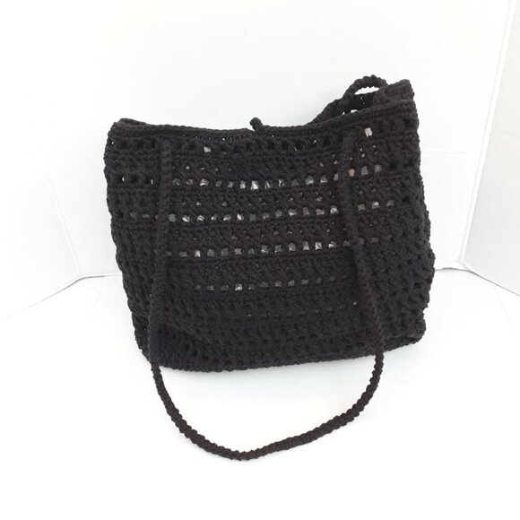 Handmade 100% Cotton Crochet Tote Bag New - Picture 6 of 10
